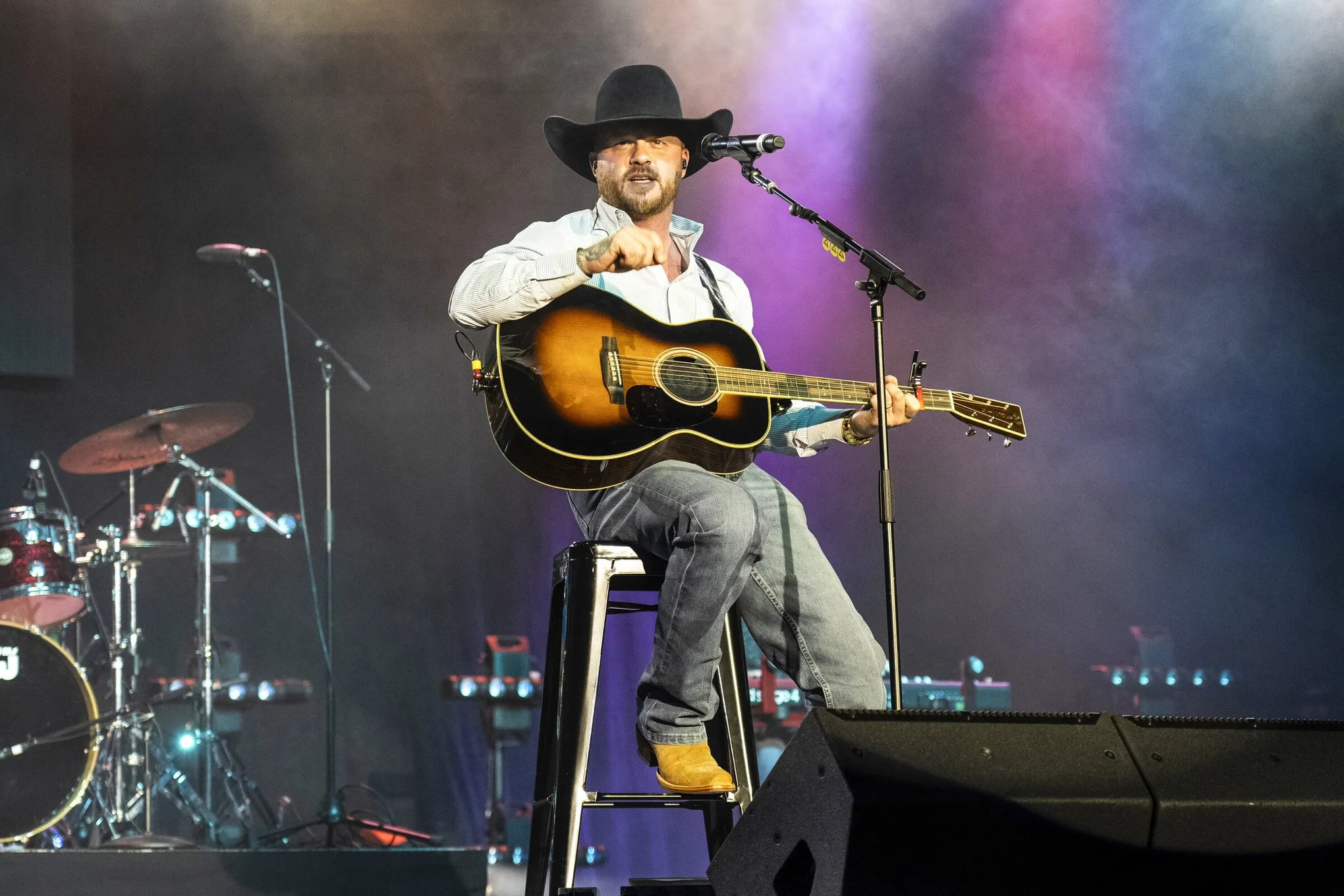 Fans at a Cody Johnson concert